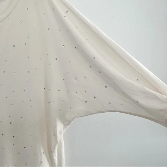 Velvet Brand Pink Rhinestone Loose Shirt - Picture 3 of 5